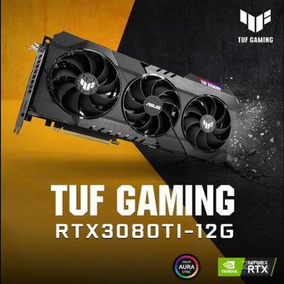 Bergbau-Grafikkarte 3080TI ASUS TUF-RTX3080TI-12G LTCs ZEC für GPU-Bergmann