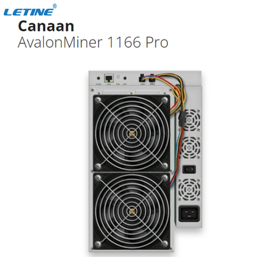 Bergmann-Canaan Avalons 1166pro 81 SHA 256 Schlüssel-BTC Ethernet-Schnittstelle Th-3400W