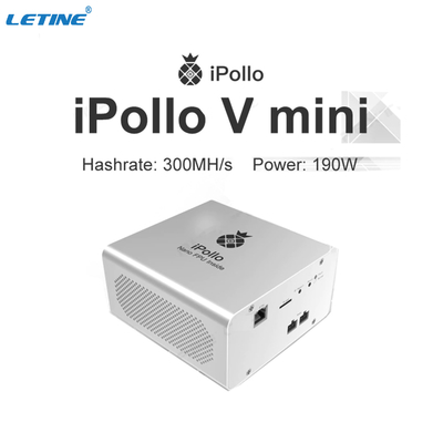 Niedriggeräusch iPollo V1 Mini SE 200Mh/S 116W EtHash Algorithmus ETHW ETC Aisc Miner iPollo V1 Mini SE