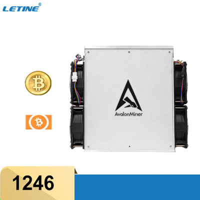 Hoher Hashrate hohe Leistungsfähigkeit AvalonMiner 1246 83T 85T 87T 90T 93T 96T Avalon A1246 SHA-256 Bitcoin-Bergmann