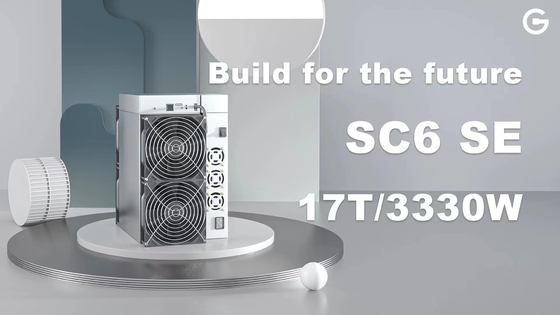 SC6 Bergmann Goldshell KDA Asic Bergwerksmaschine Se 17T 3330W Cryptocurrency