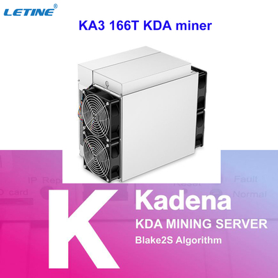 166. Gewinn 100USD des stärksten antminer ka3 KDA Blake2S Luftkühlungs-Bergmannes mehr