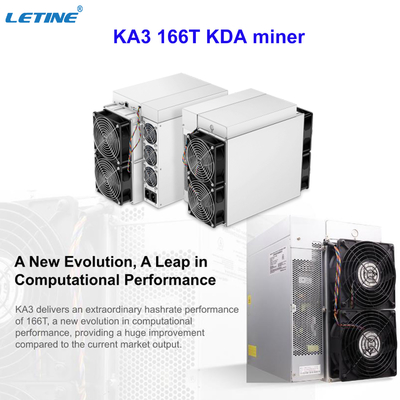 166. Gewinn 100USD des stärksten antminer ka3 KDA Blake2S Luftkühlungs-Bergmannes mehr