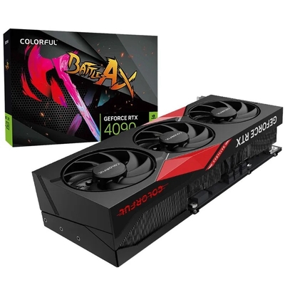 Bunte Computer-Animations-Kartenspiel-Grafikkarte RTX 4090 GPU Tischplatten