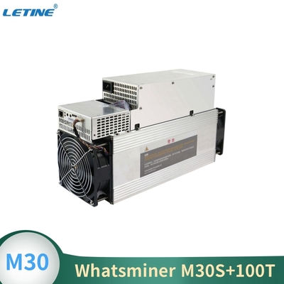 Bergwerksmaschine MicroBT Whatsminer M30S+ ASIC SHA 256 100Th/S 3400W 102T 104T