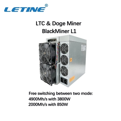 Hoher Hashrate LTC Bergmann Blackminer L1 4900M Scrypt Crypto Algorithm