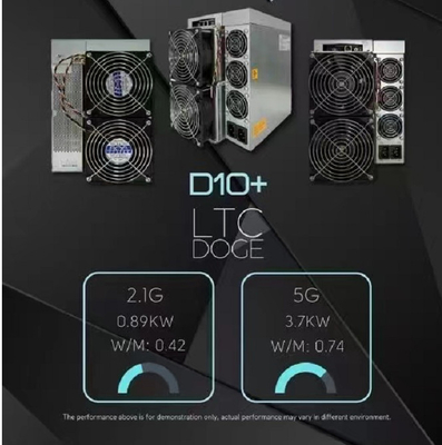 Des Hammer-D10+ 5000M LTC untere 890W Leistungsaufnahme Doge Asic-Bergmann-2100M