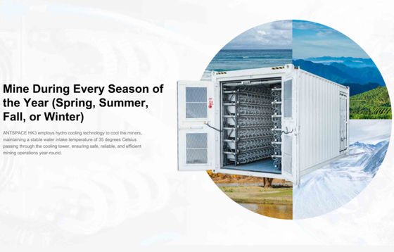 Hydro-158T Bitcoin Asic hydroabkühlen S19 Bergmann-SHA256 für BTC/BCH/BSV