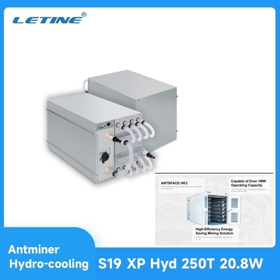 SHA256 BTC/BCH/BSV Algorithmus Bitcoin Miner S19e XP Hyd 251TH/s 5522W 22J/T Hydrokühlung