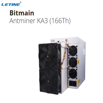 Bergmann Bitmain Antminer KA3 166th/S Blockchain 166T 3154W KDA Asic