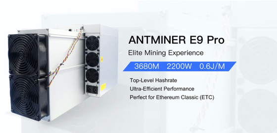 Pro (3.68Gh) /s 2200W ETH usw. EThw ETF E9 Probergmann Bitmain Blockchain Miner Bitmain Antminer E9