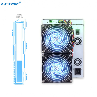 Bergmann With Power Supply A1346 A1366 Canaan Avalon Miner 1346 110T Bitcoin