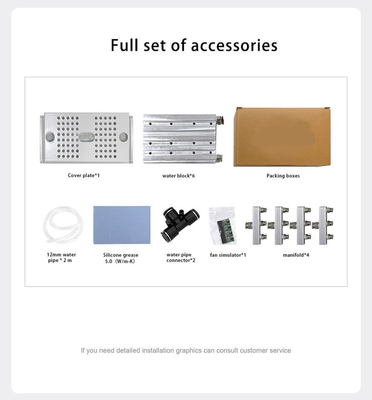 Kühlkörper-Heizkörper Asic-Bergmann-Parts Liquid Coolings-Fan-System-Hausheizung