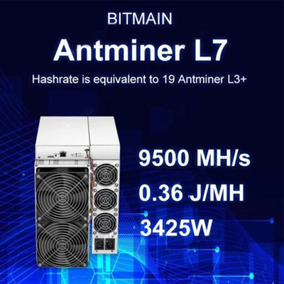 Litecoin Dogecoin Antminer L7 9500M 9300M 9160M 9050M 8800M 8550M Scrypt Algorithm Scrypt Bergmann des Luftkühlungs-Bergmann-L7
