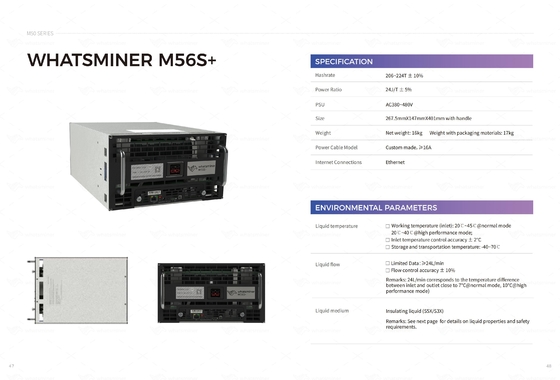 Abkühlende hydrowasserkühlung MicroBT Whatsminer M56s 194t 222t M53s++ 22j/T