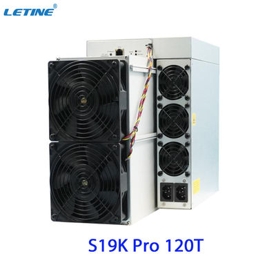 Schnelle Lieferung Bitmain Asic Antminer S19K Pro 120T 23W Niedriger Stromverbrauch für Bitcoin Mining Machine