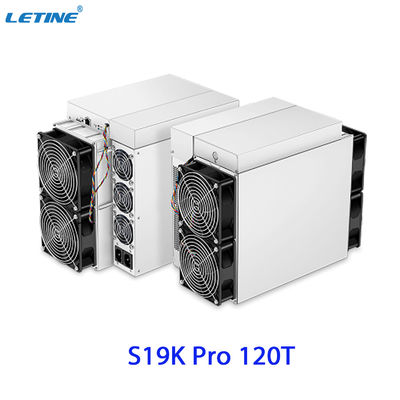 Schnelle Lieferung Bitmain Asic Antminer S19K Pro 120T 23W Niedriger Stromverbrauch für Bitcoin Mining Machine