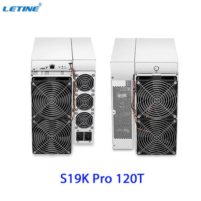 Schnelle Lieferung Bitmain Asic Antminer S19K Pro 120T 23W Niedriger Stromverbrauch für Bitcoin Mining Machine