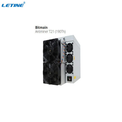 CE Bitmain Antminer T21 190Th SHA-256 Algorithmus Bitcoin Mining Miner
