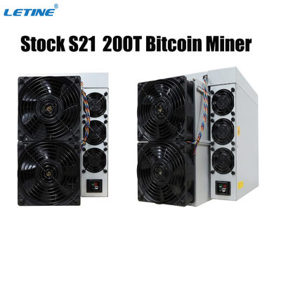 Aktien Neuer Bitmain Antminer S21 200T 195T 188T 17.5w BTC Bergbau Antminer s21 Asic Miner