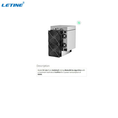SC Lite Goldshell Asic Miner Blake2B-Sia Algorithmus 4.4Th/S SiaCoin ScPrime