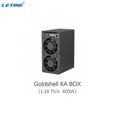 Neueste KA BOX Goldshell Ernte KAS Bergarbeiter Zuhause Ruhig Kleines KA BOX 1.18TH/S 400W 339W/T Hot selling KAS Blockchain Bergarbeiter