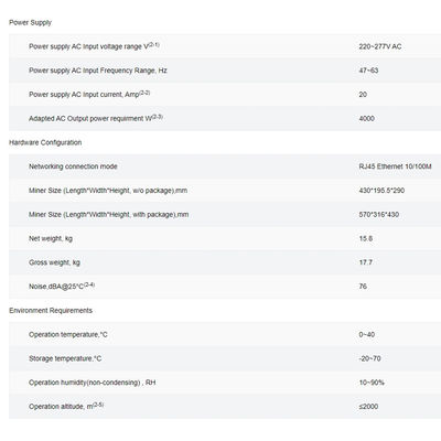 KS5 Bitmain Antminer KS5 Kas Miner Hochgewinn-Mining-Maschine