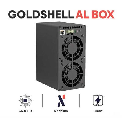 Kraftvolle Goldshell AL Box II Pro 950G Blake3 ALPH 460W für den Bergbau