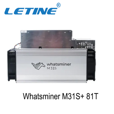Münzen-Bergwerksmaschine 81T Whatsminer M31s+ M31s des Bergmann-SHA-256 BTC Asic Bergmann-BTC