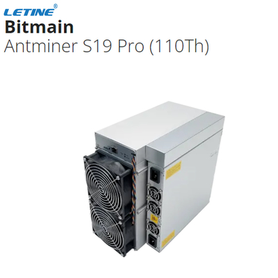 Nagelneue Pro- 110T S19J Pro-104T 100T 96T Asic Bitcoin Bergwerksmaschine Bitmain Antminer S19Pro 110T S19