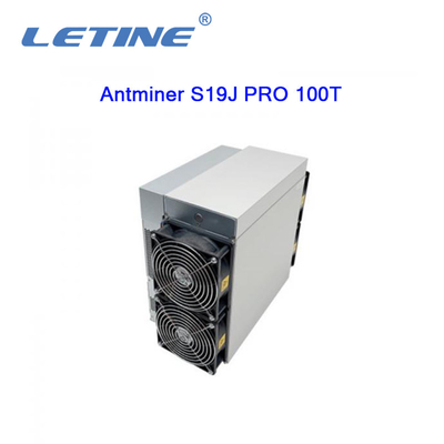 Algorithmus Bitmain Asic Antminer S19J PRO-100T 3050W SHA-256 Bitcoin-Bergwerksmaschine hashrate des Bergmannes 100Th/s