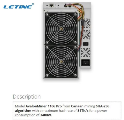 Bergmann-Blockchain-Bergmannes 75db BTC Avalon 1166 Pro-81T Asic Bitcoin Bergmann