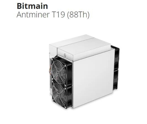 Auf Lager 84. Bitmain SHA-256 Bitcoin BTC Bergmann Antminer T19 88.