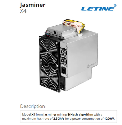 Server 1200W 75db 2.5Gh/S Sunlune Jasminer X4 Etchash