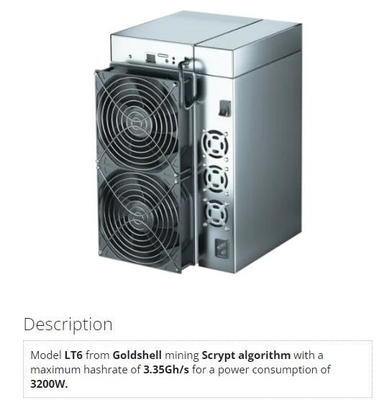 Pro-Goldshell Scrypt Bergmann Mini Doge Litecoin Dogecoin LT6 LT5 LT5