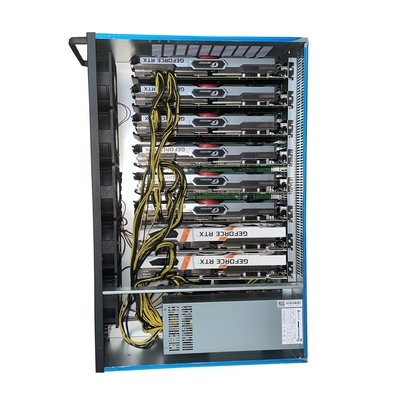 RX 580 8 GPU-Bergbau-Anlage 1660S 2060S 3060 3070 3080 3090 LTC Doge ZEC