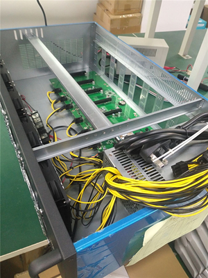 Grafikkarte 8 Rx 6700 Xt Schnittstellen-Abstand des Gpu-Bergbau-Rahmen-PCIE 65mm