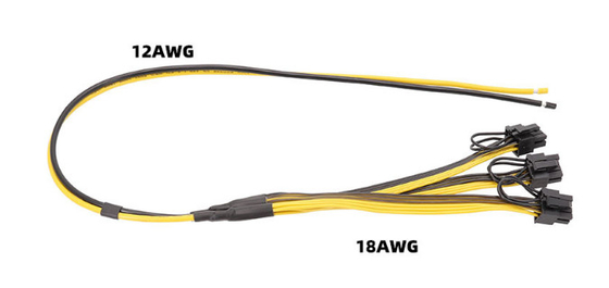 Bergbau-Kabel 12AWG 18AWG GPU