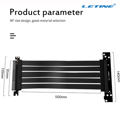 PCIE verkabeln Bergbaukabel 200mm Asic-Bergmann-Parts GPU 300mm 150mm