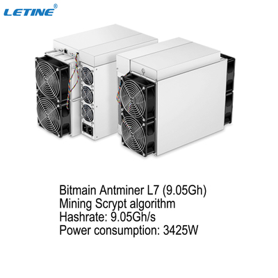 LTC-Doge Schlüssel-Ameise L7 Scrypt-Bergwerksmaschine Bitmain Antminer L7 9050M 9300Mh 9500Mh Litecoin