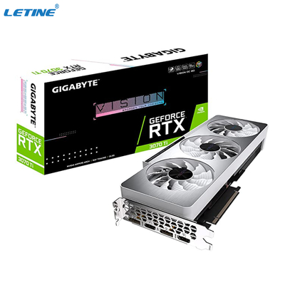 Silberne Ti-Vision OCS 8G Farbbergmann-Graphic Card-GIGABYTE GeForce RTX 3070 rtx 3070 grafische Karte