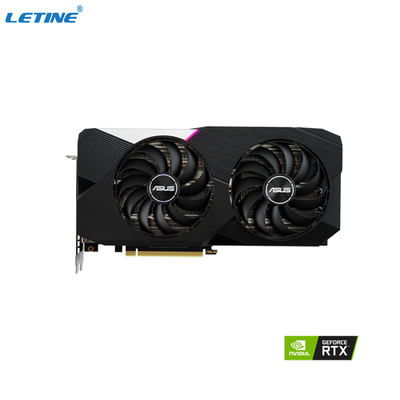 Verschluss Hashrate-Spiel-Grafikkarte ASUS DUAL-RTX3060TI-O8G-V2