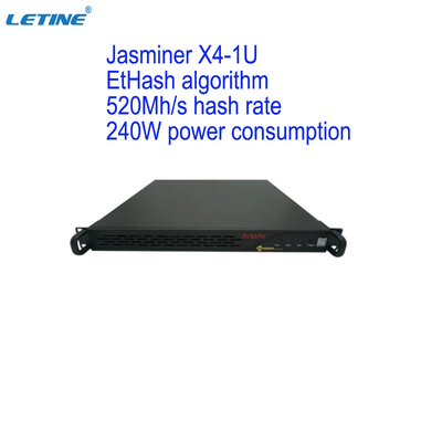 Ethash ETH usw. Asic Bergwerksmaschine Bergmann Jasminer X4 1U 520MH 240W Ethereum