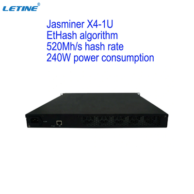 Ethash ETH usw. Asic Bergwerksmaschine Bergmann Jasminer X4 1U 520MH 240W Ethereum