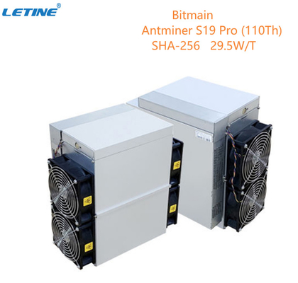 Bergmann Bitmain Antminer S19 Pro-110. 3250W SHA 256 Asic Bitcoin