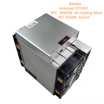 BTC-/BCH-/BSV Bitcoin Asic Bergmann Air Cooling SHA256 Bitmain Antminer S19 95.
