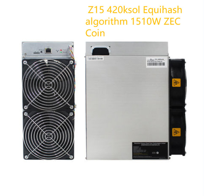 Münzen-Bergwerksmaschine Bitmain Antminer Z15 420ksol 1510W Equihash-Algorithmus-ZEC