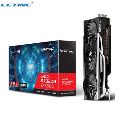 Bergbaugrafikkarte Sapphire Nitro + Radeon Rx 6800 Xt OC 16g Gddr6 Ethereum Amd
