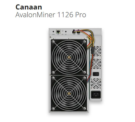 1126 verwendeter ProAvalon Miner 68Th/S 50W/T SHA 256 Algo für das Bergbau von Bitcon