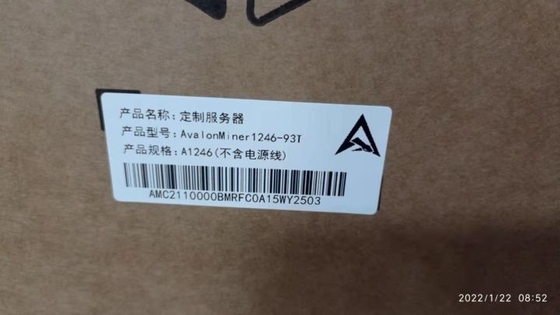 1246 Algorithmus 38W 93T Canaan Avalonminer SHA 256 pro Bergmann A1246 93T T BTC Asic
